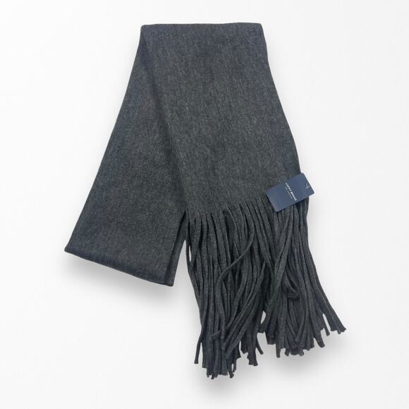 LUCKY BRAND Gray Fringe Scarf NEW WITH‎ TAGS - Picture 1 of 6